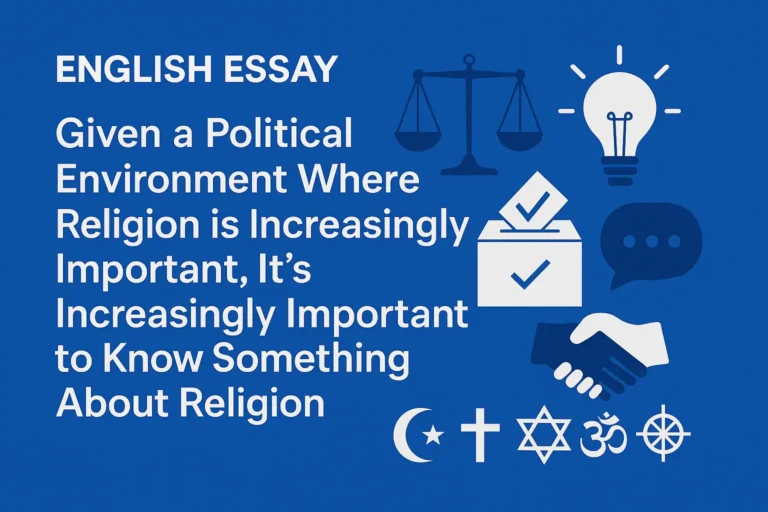 Given a Political Environment Where Religion is Increasingly Important, It’s Increasingly Important to Know Something About Religion