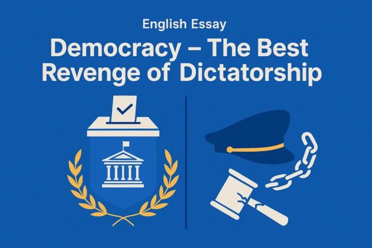Democracy – The Best Revenge of Dictatorship