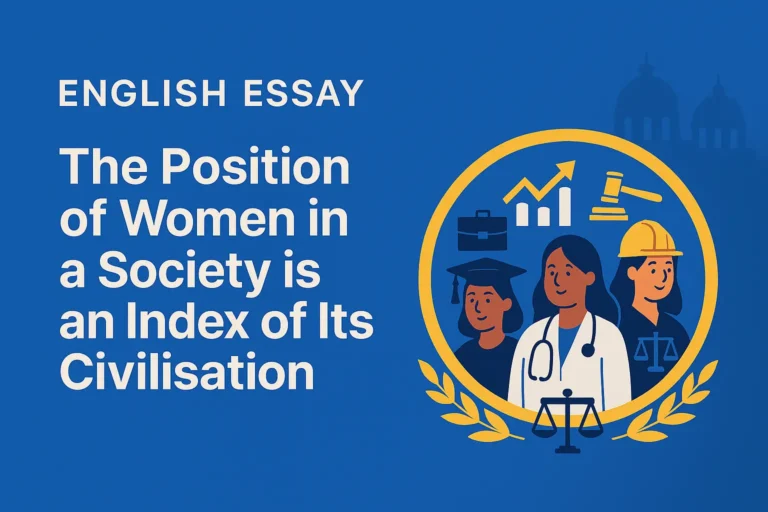 The Position of Women in a Society is an Index of Its Civilization