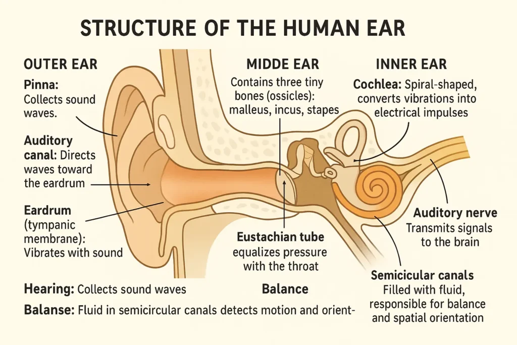 Structure of Human Ear